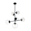 Nuvo Fixture, Pendant, 6-Lght, Incandescent, 60W, 120V, B10, Candelabra Bse, Length: 31.00 60/7135